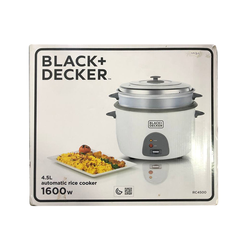 Black & Decker RC4500 4.5 Liter Non Stick Rice Cooker 220 volts